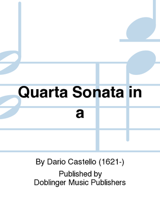 Quarta Sonata in a