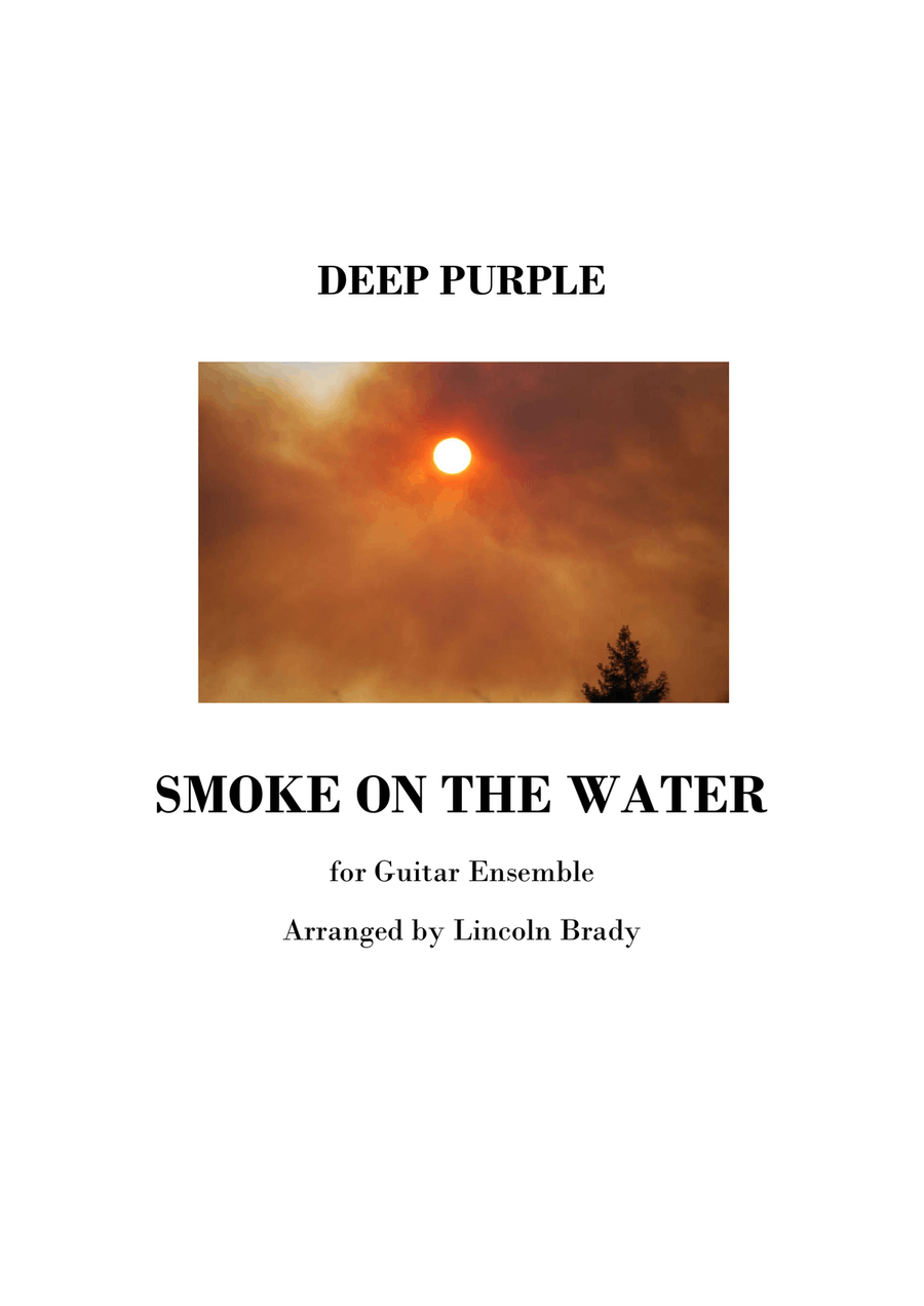 Smoke On The Water Guitar Ensemble scores gallery preview page 1