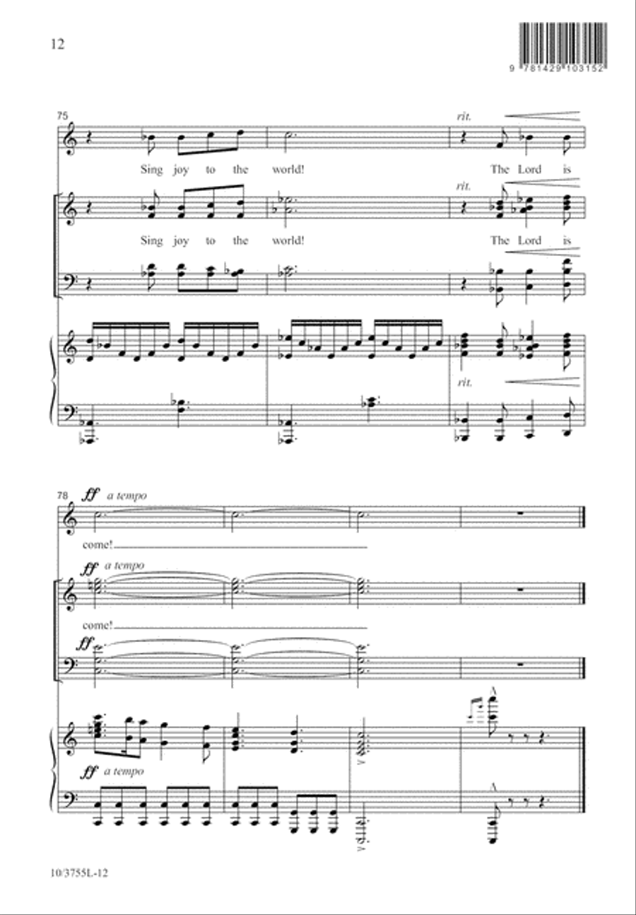 Sing Joy to the World
