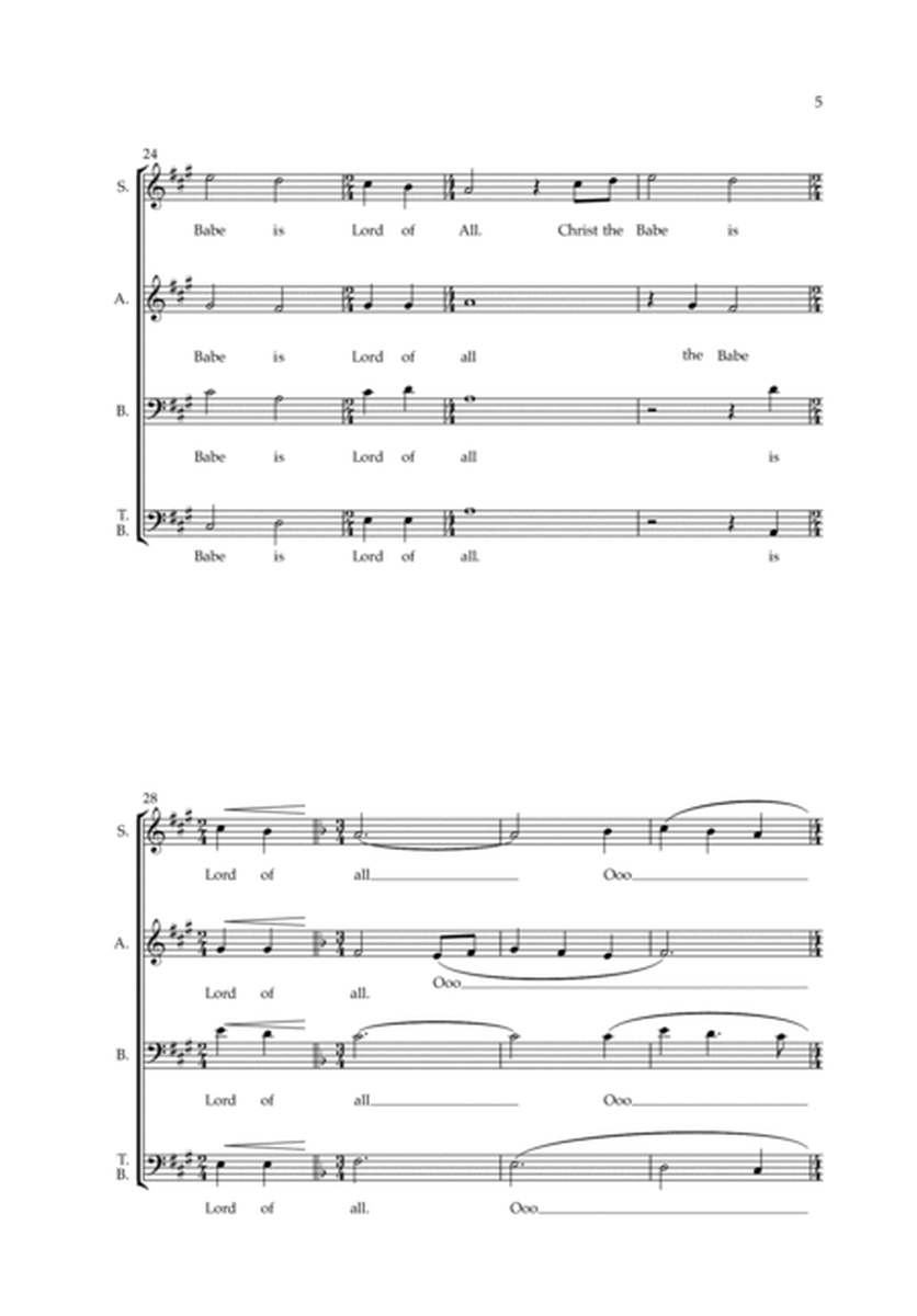 The Nativity Medley (SATB) image number null