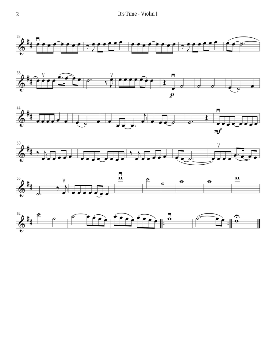 It's Time String Quartet scores gallery preview page 2