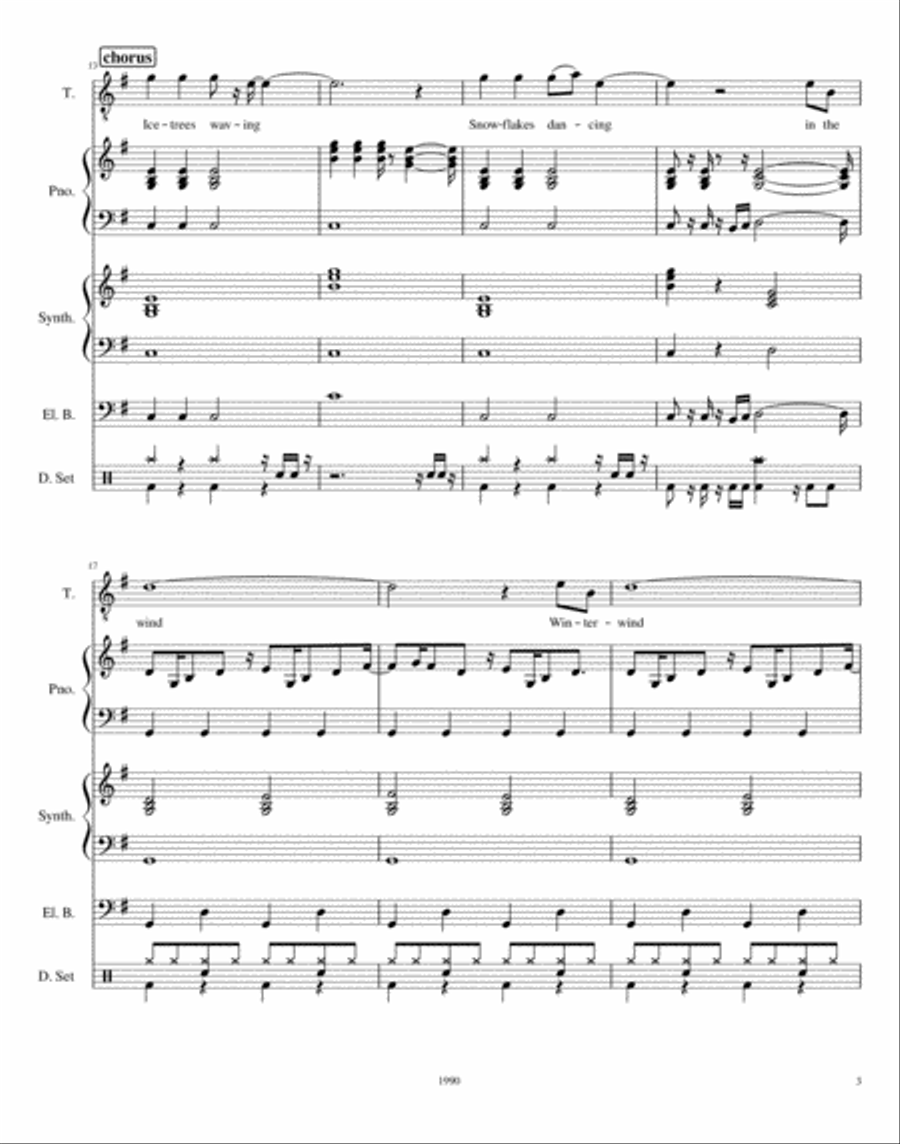 Winterwind Unison Choir scores gallery preview page 3