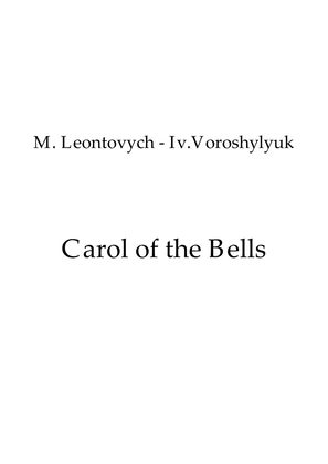 Book cover for Carol of the Bells for violin solo
