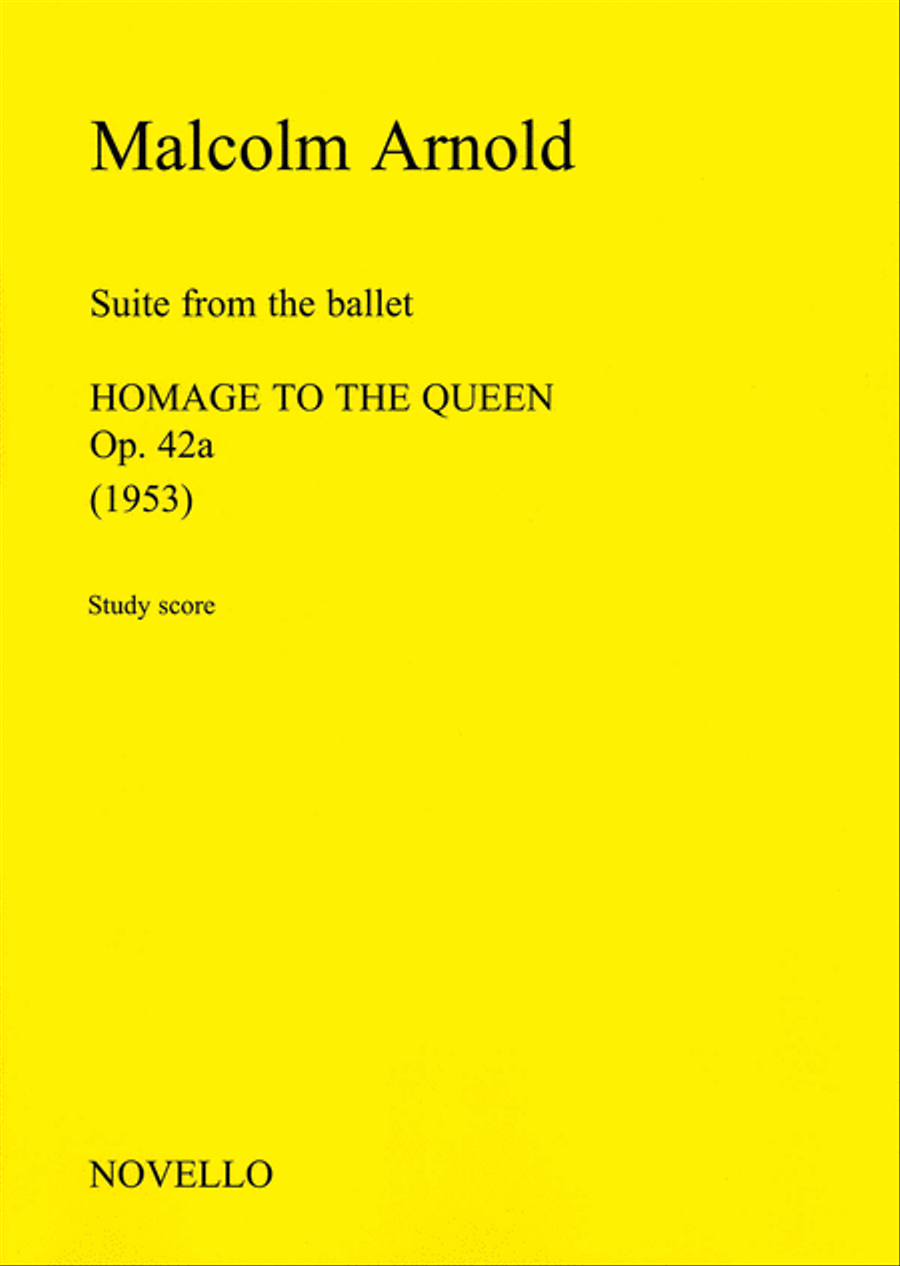 Suite from the Ballet Homage to the Queen, Op. 42a Orchestra scores gallery preview page 1