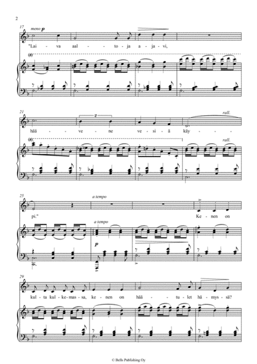 Sirkan haamatka, Op. 15 No. 2 (F minor)