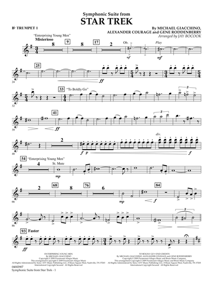 Symphonic Suite from Star Trek - Bb Trumpet 1