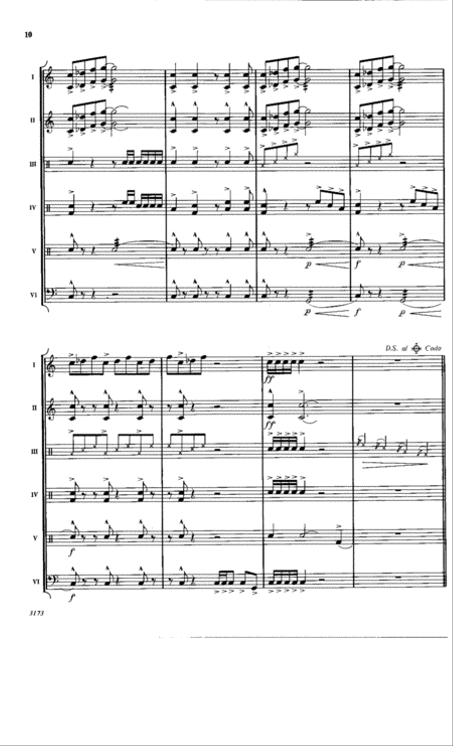 The Winding River Percussion Ensemble scores gallery preview page 10