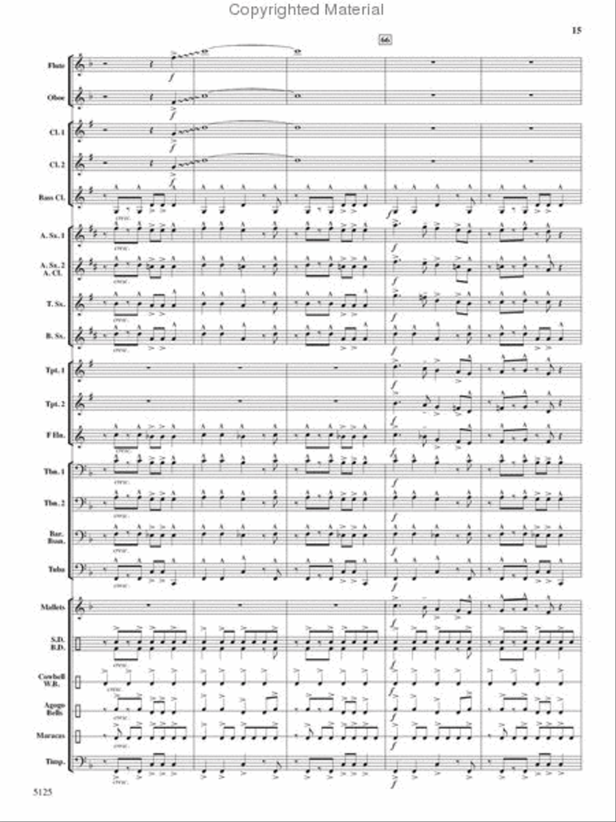 Deck the Halls With Chips and Salsa Concert Band scores gallery preview page 14