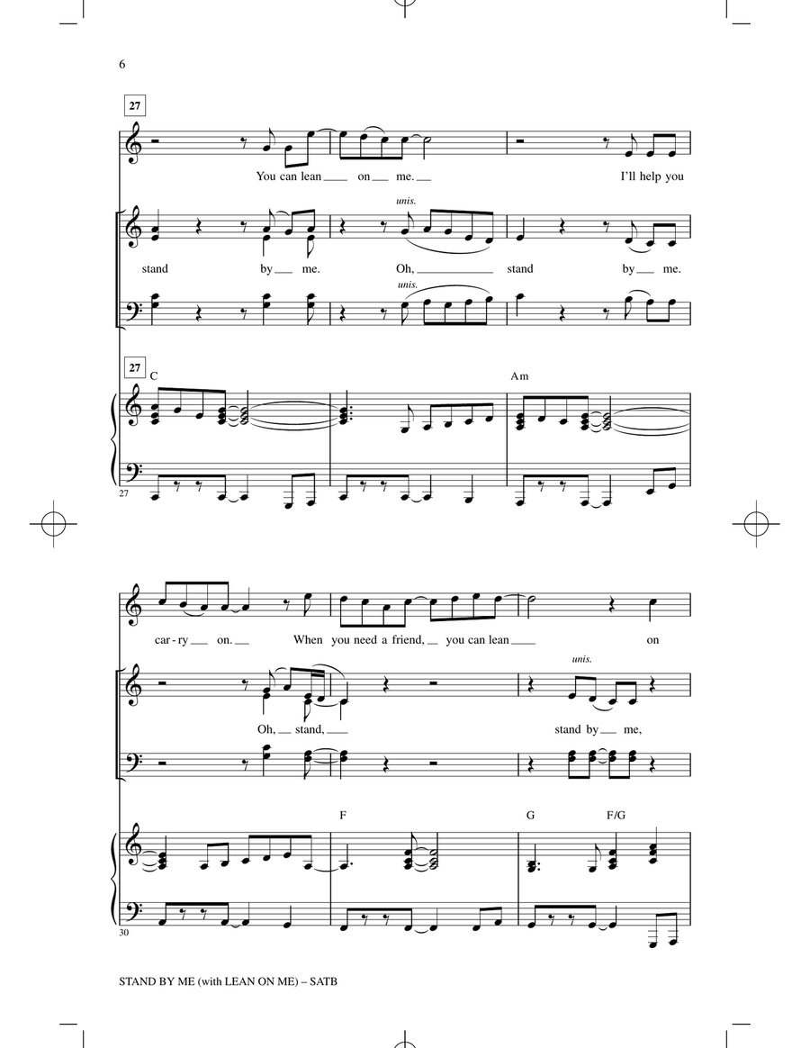 Stand By Me (with "Lean On Me")
