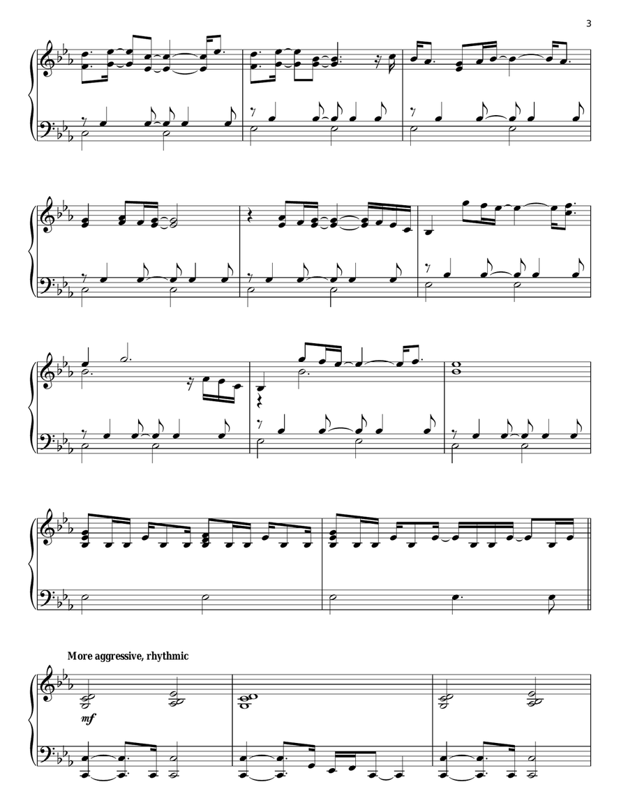 Homeland Homeland Piano Solo scores gallery preview page 3