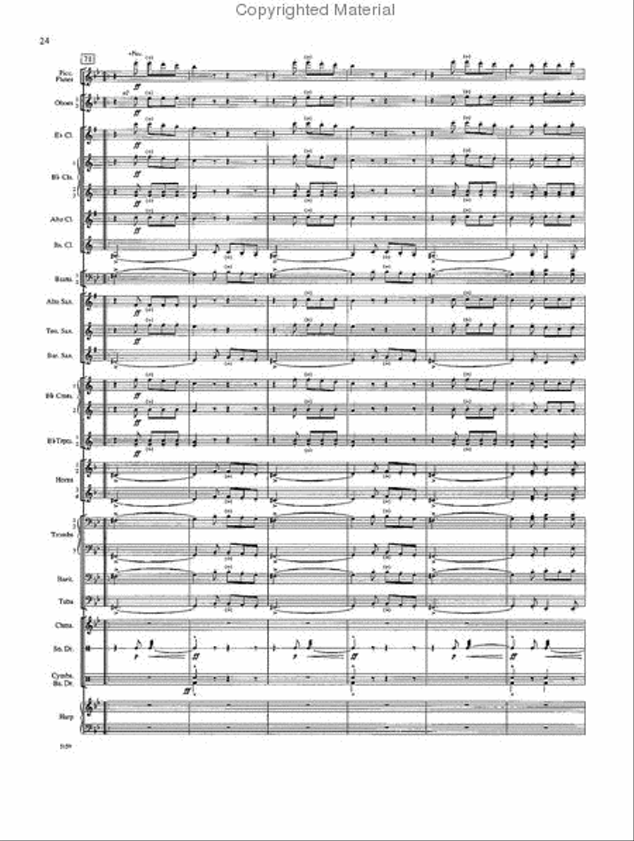 The Liberty Bell Concert Band scores gallery preview page 13