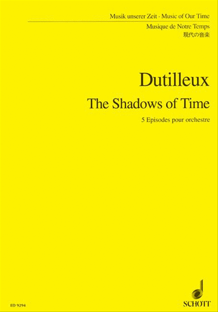 The Shadows of Time Orchestra scores gallery preview page 1
