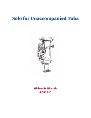 Book cover for Solo for Unaccompanied Tuba