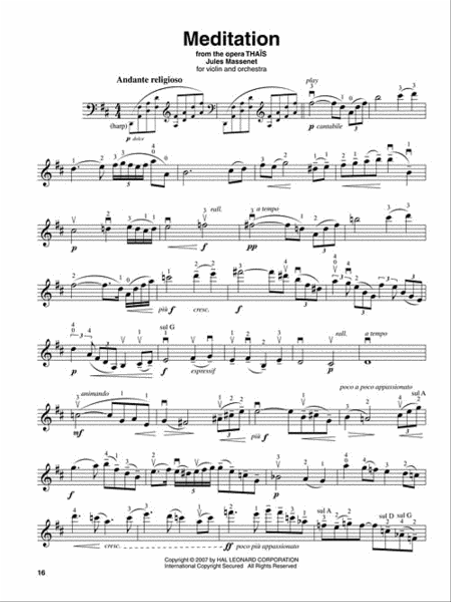 Classical Violin scores gallery preview page 4