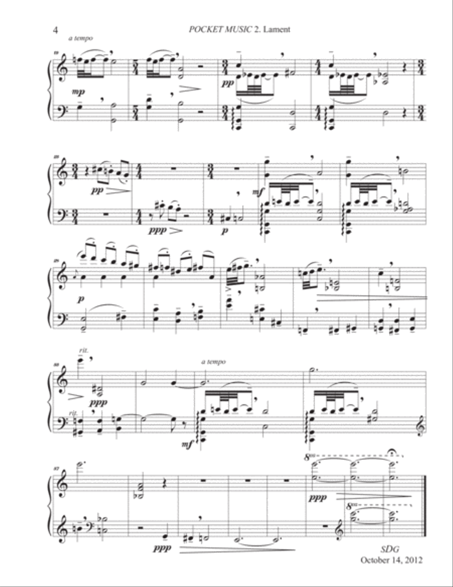 Pocket Music 1-3 Pocket Music 1-3 Piano Solo scores gallery preview page 4