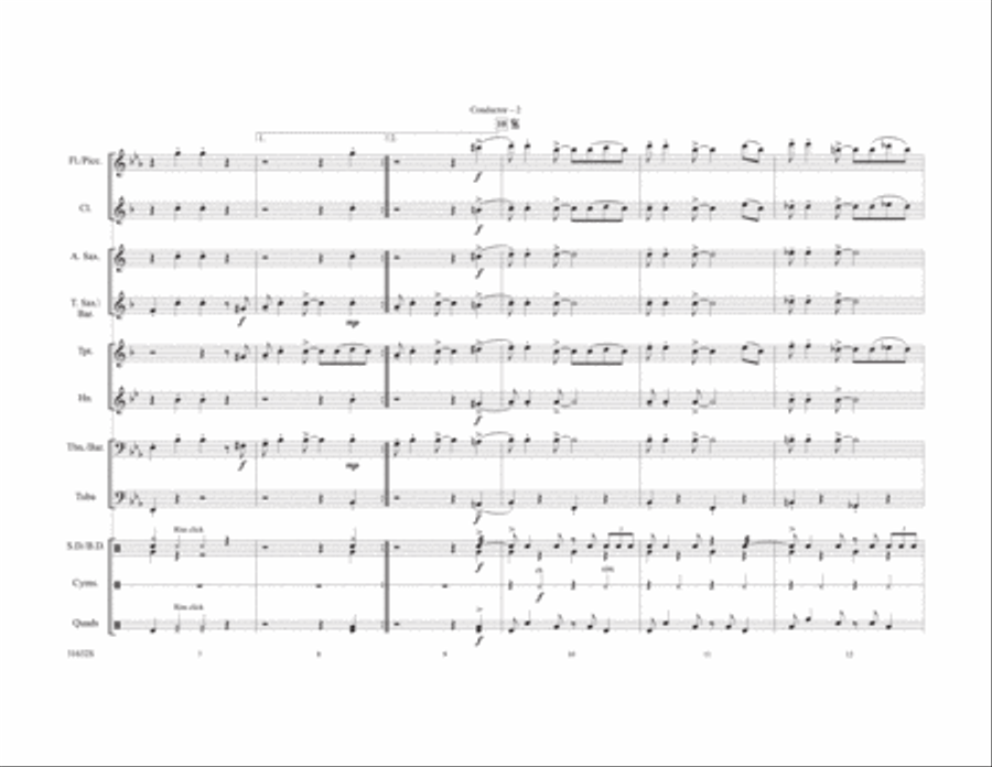 And All That Jazz (from Chicago) Marching Band scores gallery preview page 3