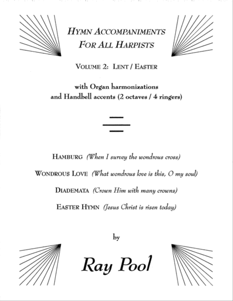 Hymn Accompaniments for All Harpists Volume 2 Handbell Choir scores gallery preview page 1