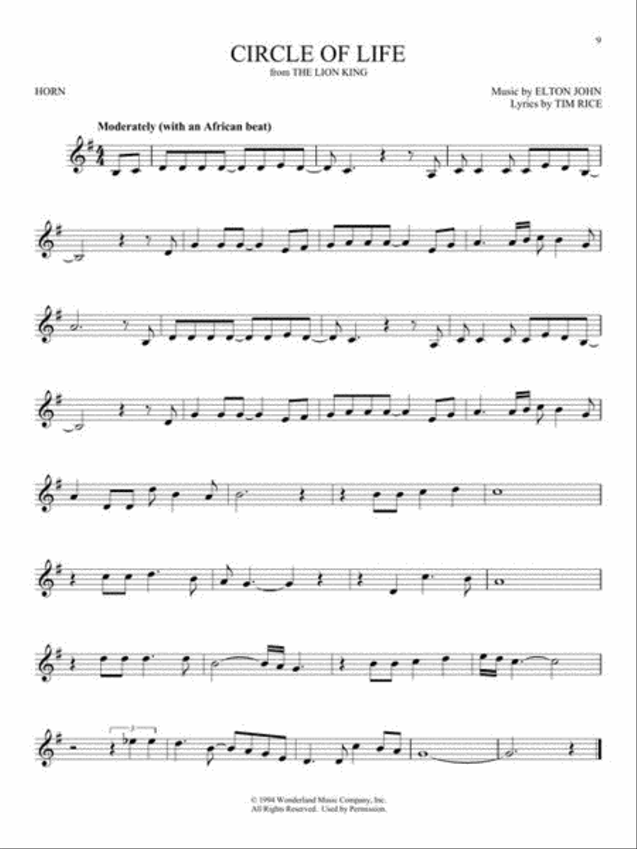 First 50 Songs You Should Play on the Horn Horn scores gallery preview page 5