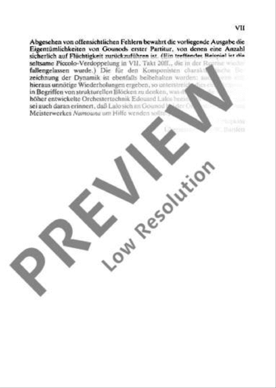 Faust (Margarethe) Faust (Margarethe) Orchestra scores gallery preview page 8