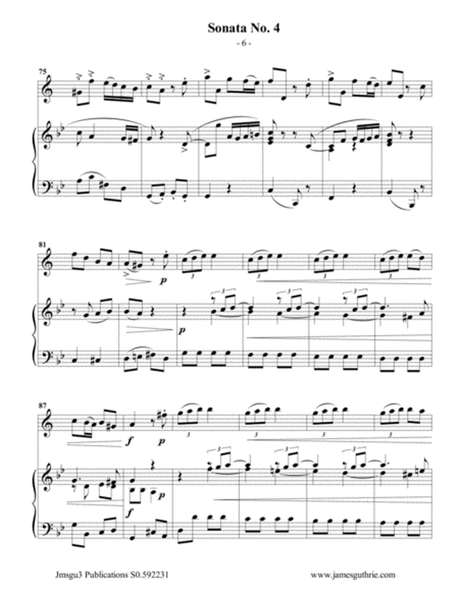 Vivaldi: Sonata No. 4 for Soprano Sax & Piano image number null