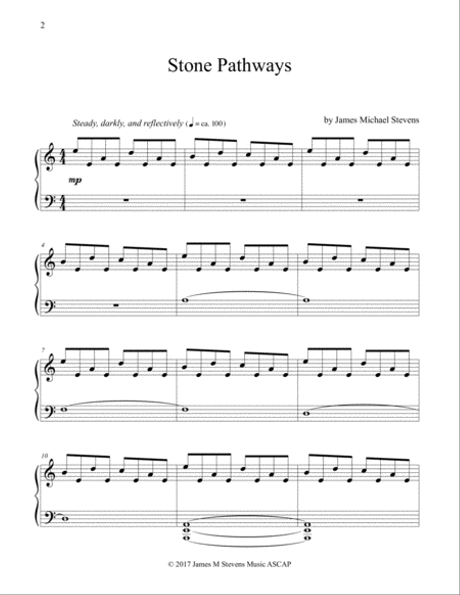 Piano Minimal Piano Solo scores gallery preview page 2
