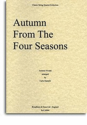 Four Seasons Autumn String Quartet Parts