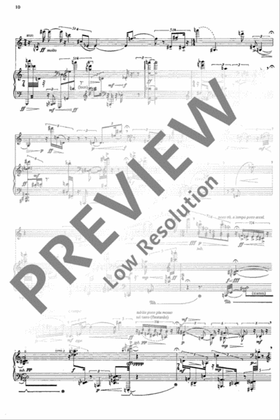 Songs without words Violin Solo scores gallery preview page 11