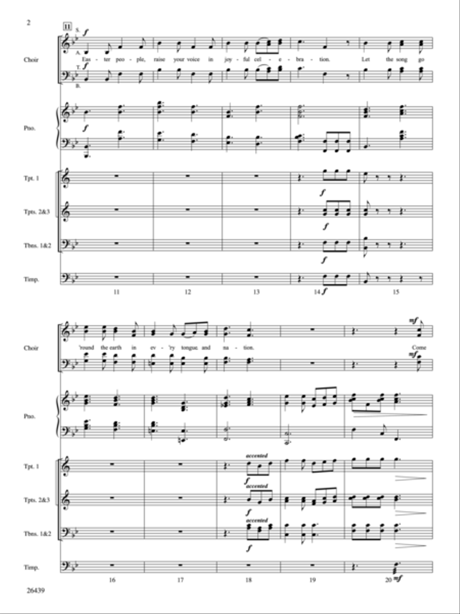 Festival Resurrection Choir scores gallery preview page 3