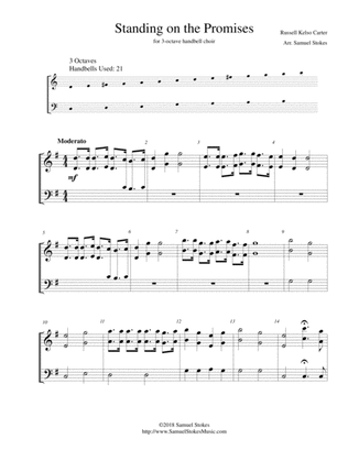 Standing on the Promises - for 3-octave handbell choir