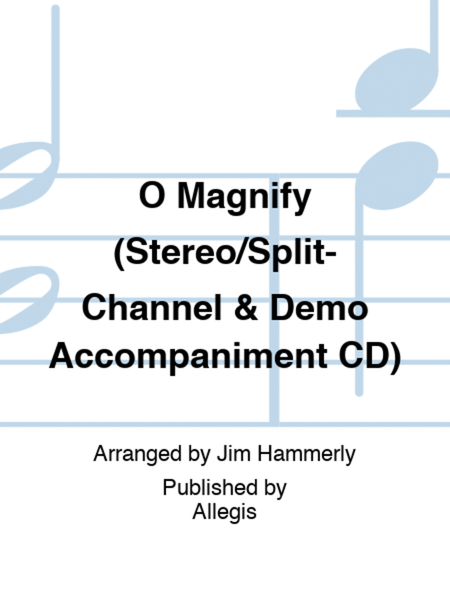 O Magnify (Stereo/Split-Channel & Demo Accompaniment CD) image number null