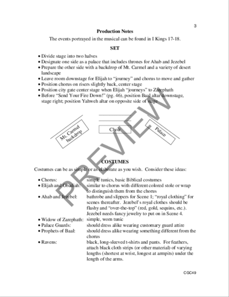 Elijah! God's Faithful Prophet - Demo Recording 10-Pack Listening CD scores gallery preview page 2