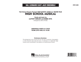 High School Musical (from "High School Musical 3: Senior Year") - Full Score