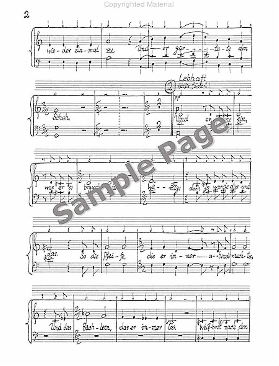 Legende Vom Weisen Score 4-Part scores gallery preview page 5