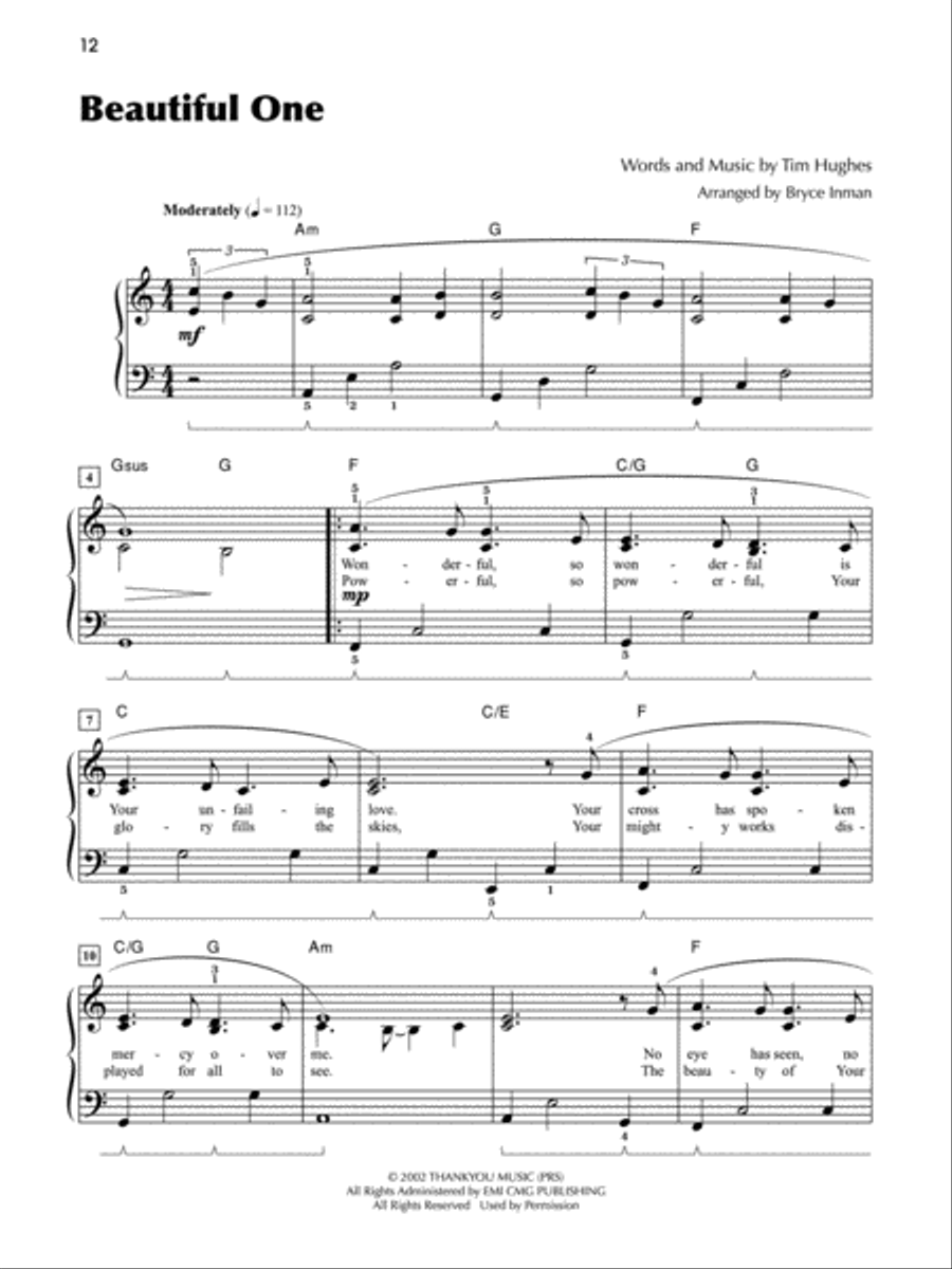 Popular Praise Popular Praise Easy Piano scores gallery preview page 2