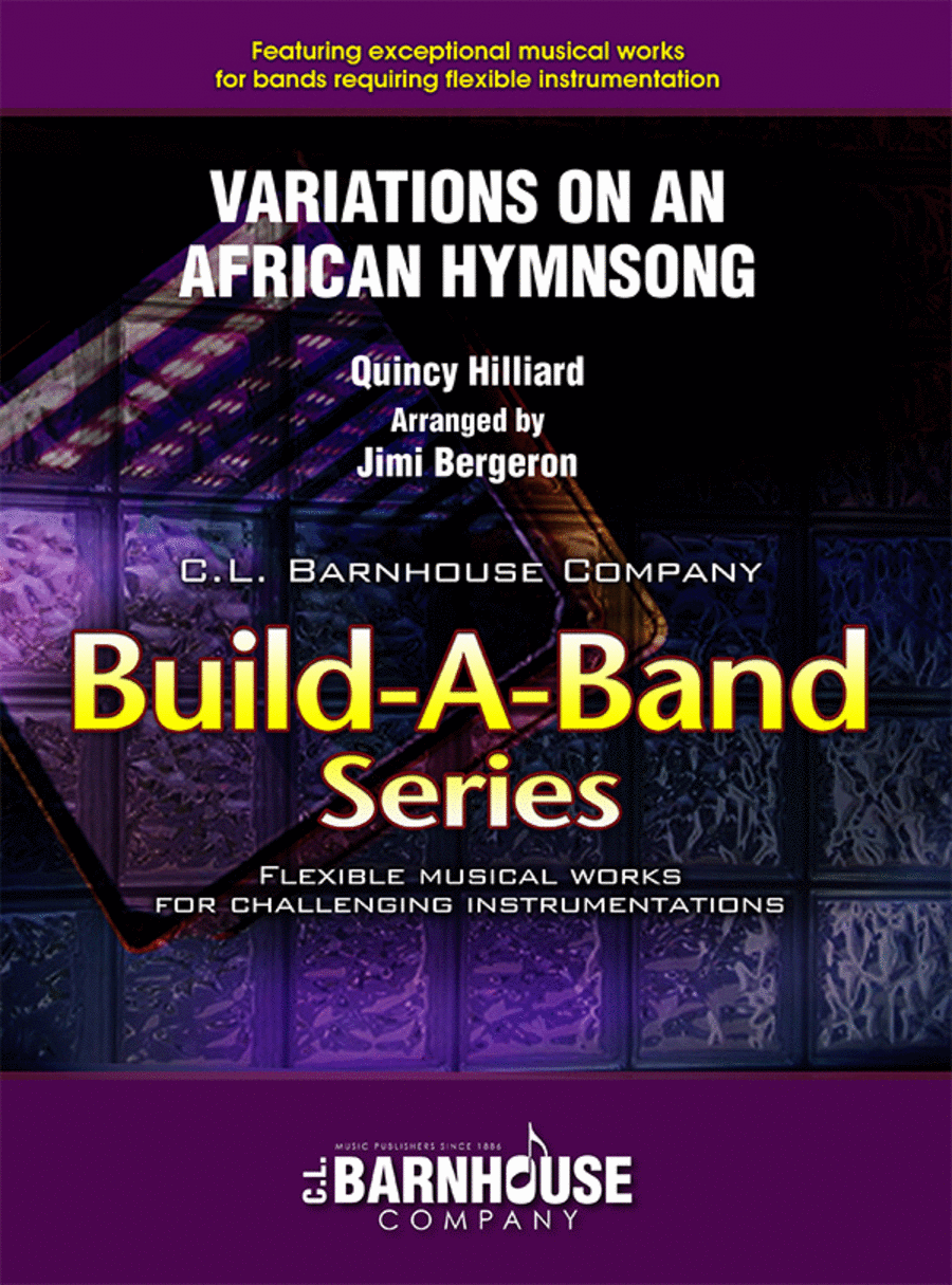 Variations On An African Hymnsong Concert Band scores gallery preview page 1