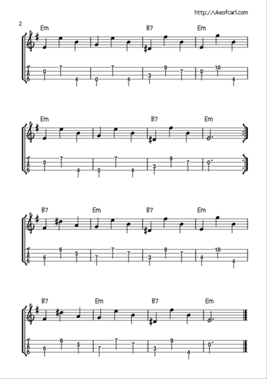 Classical Guitar for Ukulele - Book 2 Ukulele scores gallery preview page 5