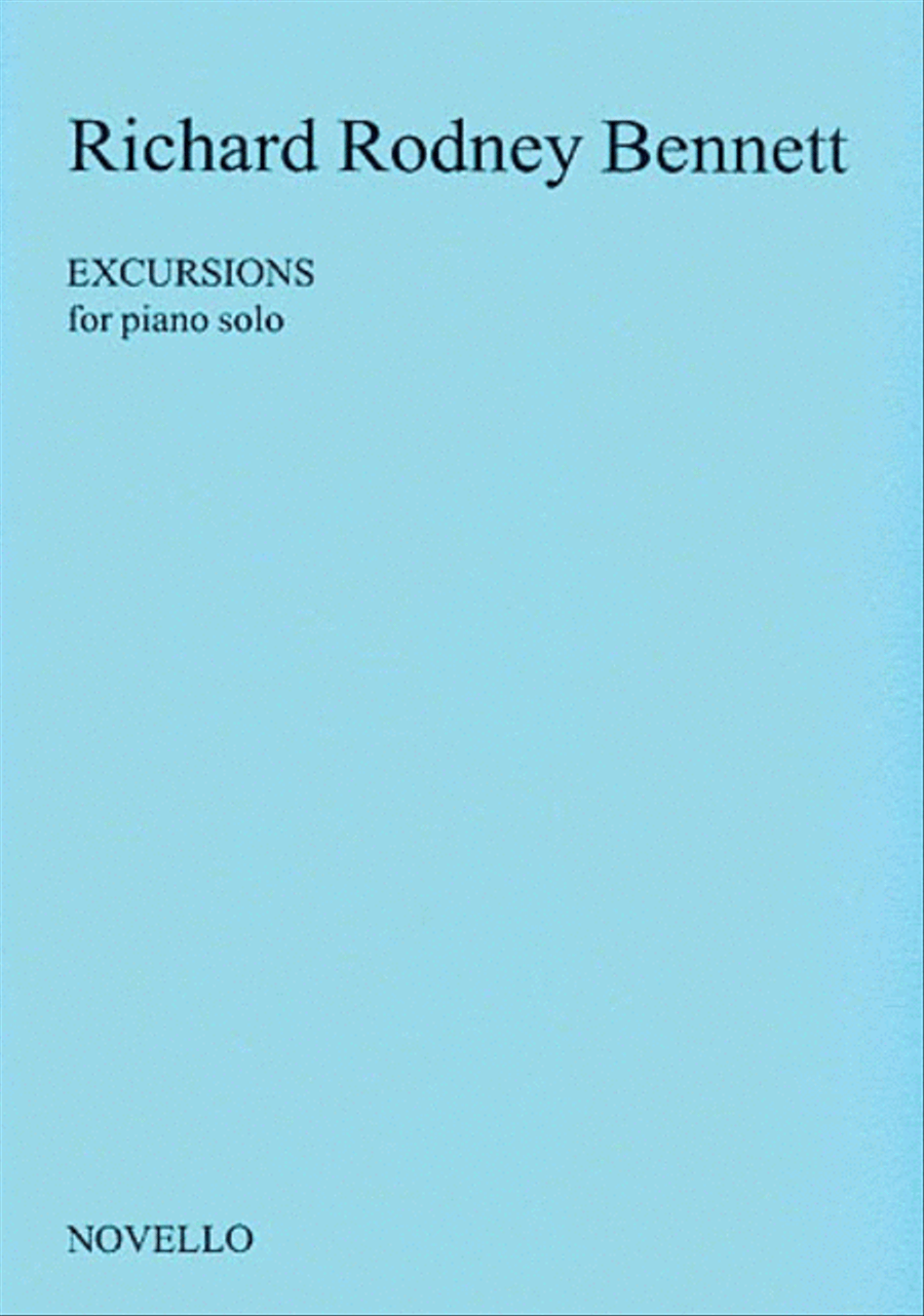 Richard Rodney Bennett: Excursions For Piano Solo Piano Solo scores gallery preview page 1