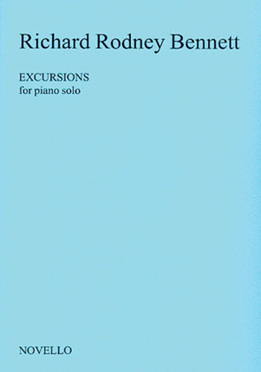 Book cover for Richard Rodney Bennett: Excursions For Piano Solo