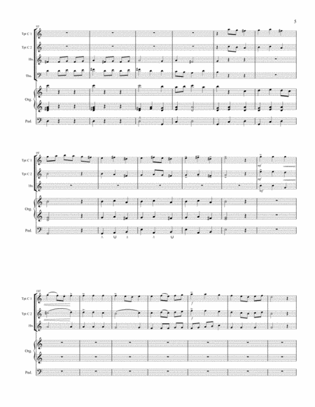 Albinoni Concerto in C Major Opus 7, Number 2 - Brass Quartet and Organ image number null