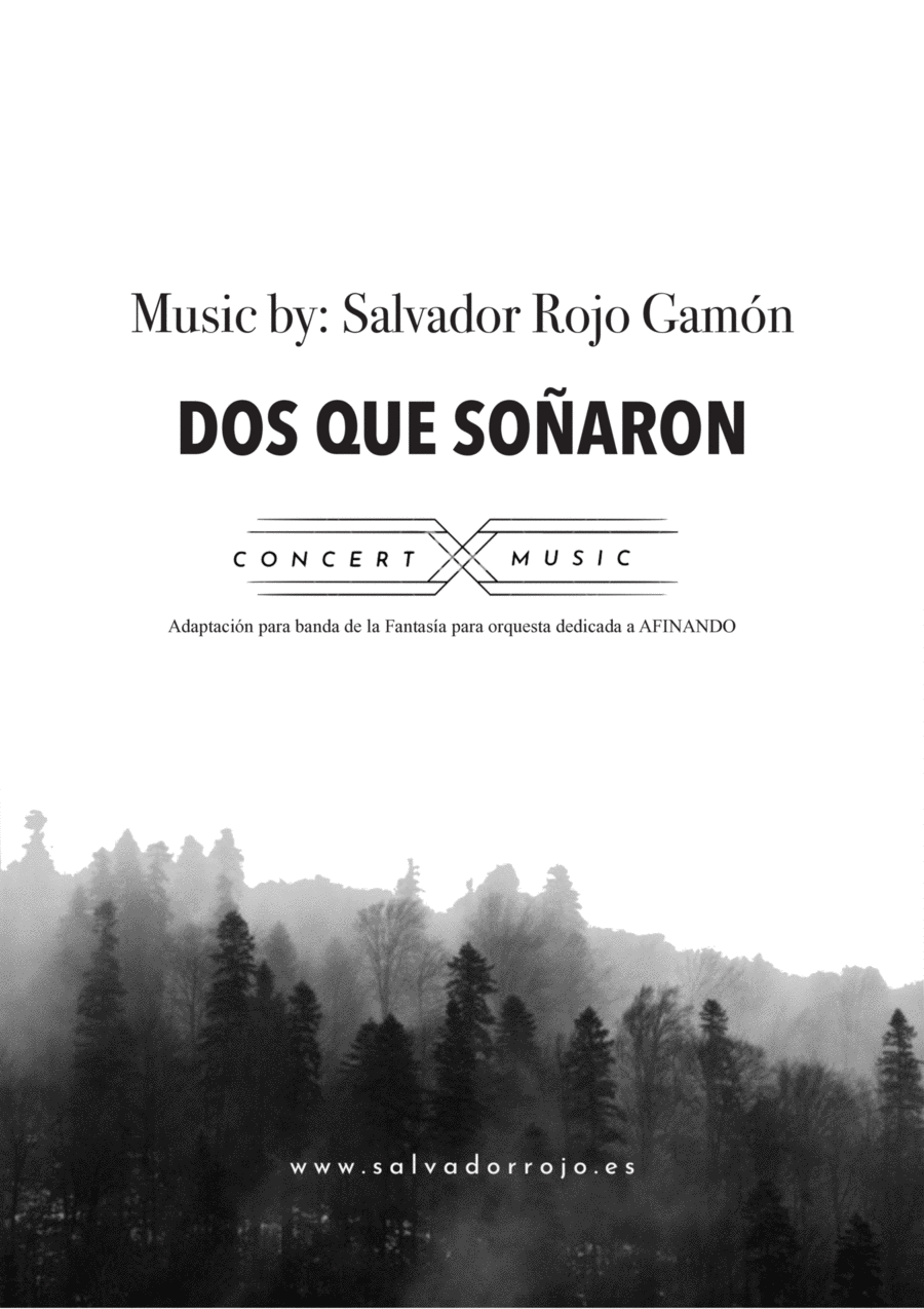 Dos que Soñaron Concert Band scores gallery preview page 1