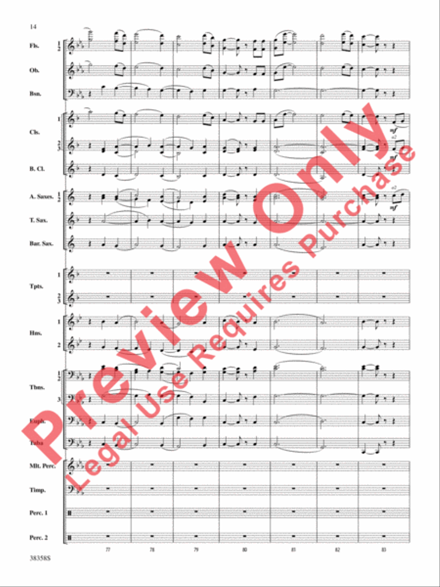 Folksongs from the Eastern Counties Concert Band scores gallery preview page 15