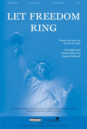 Book cover for Let Freedom Ring - CD ChoralTrax