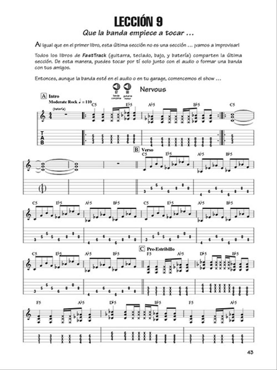 FastTrack Guitar Method – Spanish Edition – Book 2 Guitar scores gallery preview page 5