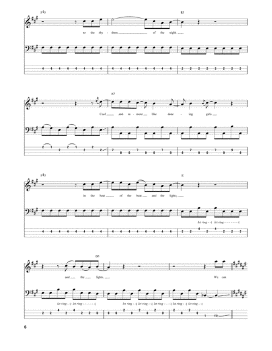 Force Ten Force Ten Guitar Tablature scores gallery preview page 6