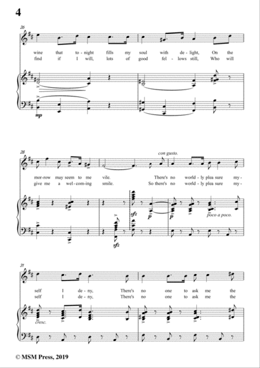 Victor Herbert-I Want What I Want When I Want It,in D Major,for Voice&Pno Voice scores gallery preview page 6
