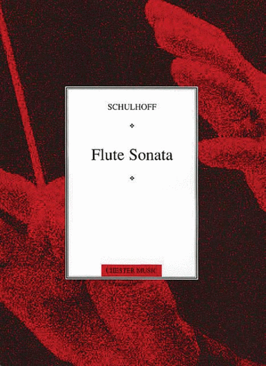 Schulhoff - Flute Sonata For Flute/Piano