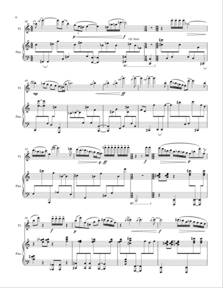 Variants Flute Solo scores gallery preview page 6