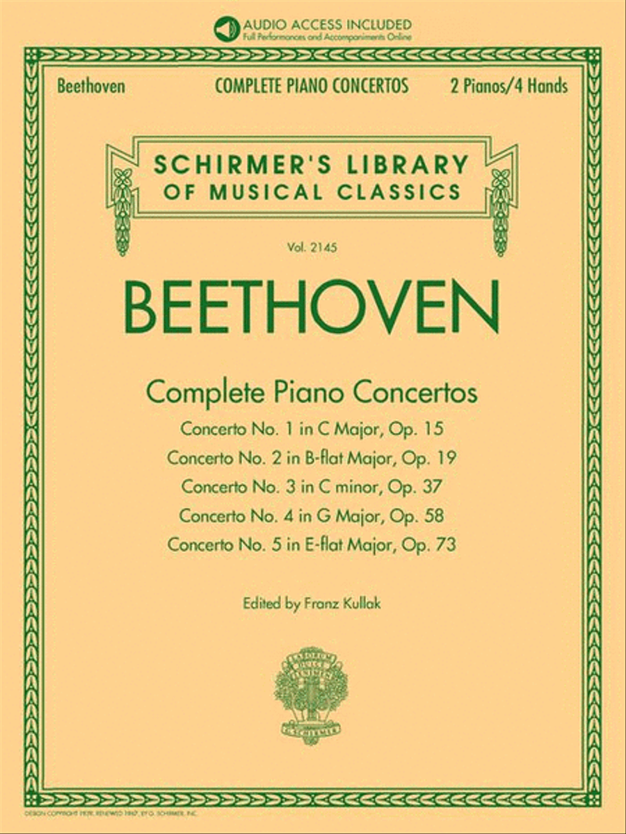 Beethoven: Complete Piano Concertos