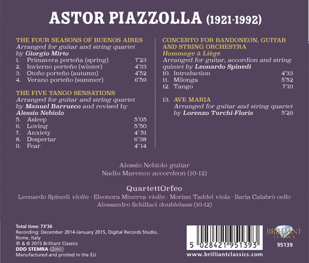 Piazzolla: El Otro Astor - Music for Guitar & Strings