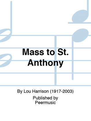 Mass to St. Anthony